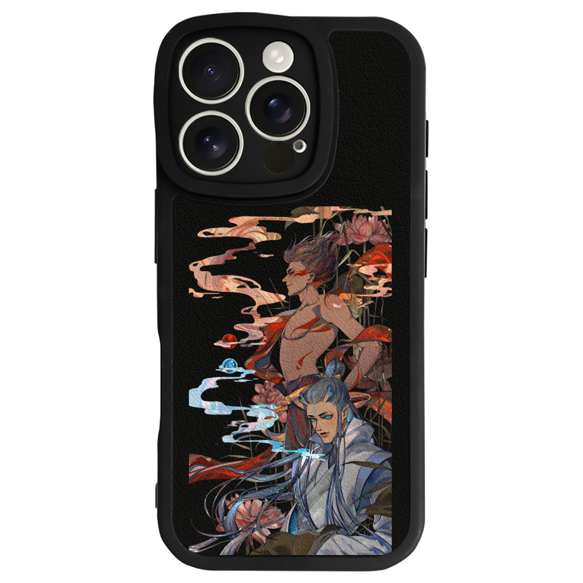 （画像用） Ne Zha 2 ナタ 魔童の大暴れ 【iPhone 16シリーズ対応】シリコンスマホケース（レザー調） 材質：シリコン